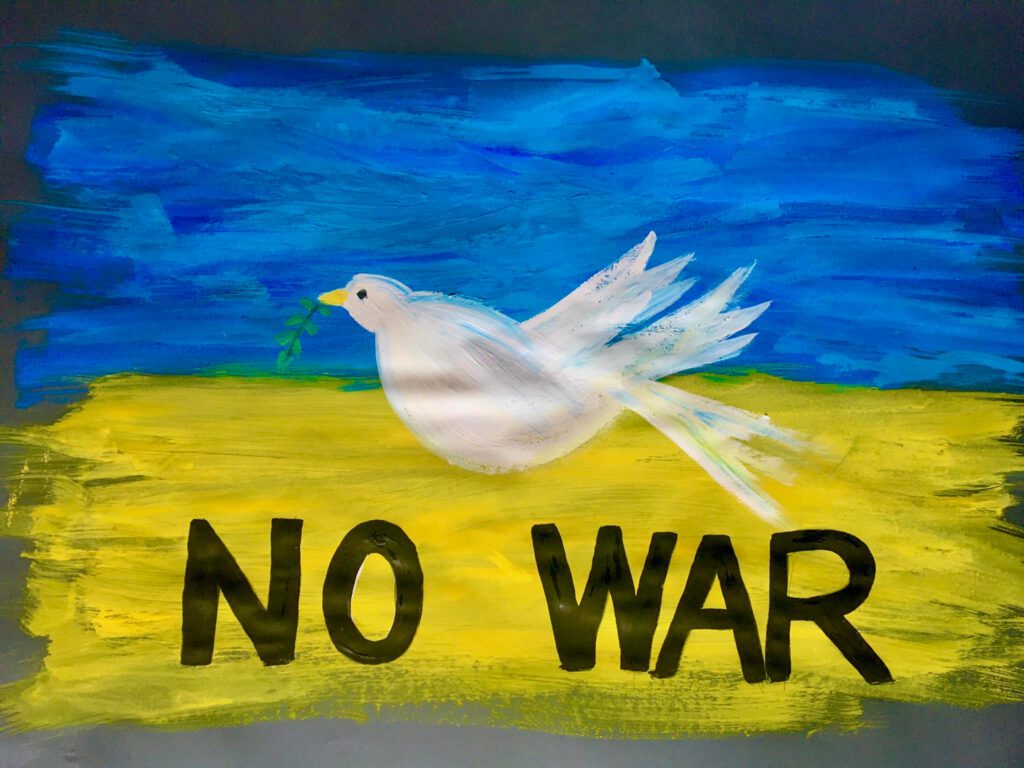 No War Illustration was created by Asya Gefter and Carol Petelin